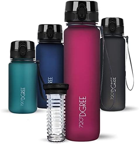720°DGREE uberBottle Trinkflasche SoftTouch 500ml - Auslaufsicher, BPA-Frei - für Sport und Outdoor-Aktivitäten - Climat