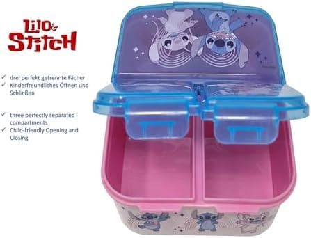 Kinder Brotdose Lunchbox Minecraft - mit Fächern - BPA frei - Perfect für Schultage und Picknicks