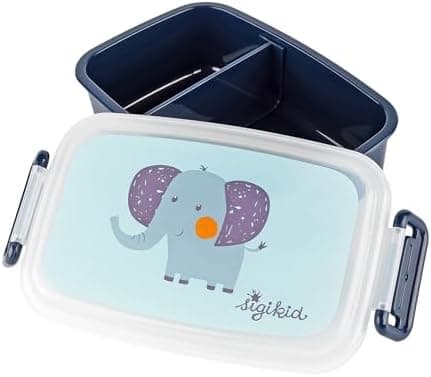 Sigikid 25365 Brotzeitbox Fuchs Lunchbox mit Trennwand, sicher und BPA-frei für Kinder ab 1 Jahr
| Sigikid 25365 Brotze