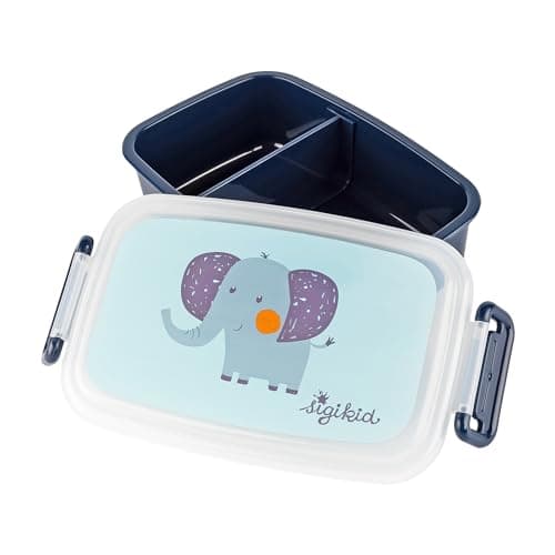 Sigikid 25365 Brotzeitbox Fuchs Lunchbox mit Trennwand, sicher und BPA-frei für Kinder ab 1 Jahr
| Sigikid 25365 Brotze