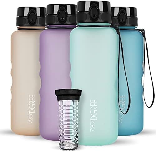 720°DGREE uberBottle Trinkflasche SoftTouch 500ml - Auslaufsicher, BPA-Frei - für Sport und Outdoor-Aktivitäten - Climat