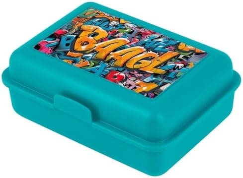 ### Baagl Brotdose Kinder für Schule – Lunchbox für Mädchen & Jungen – Jausenbox, Brotzeitbox, Brotbox, Snackbox (Delphi