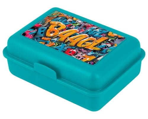 ### Baagl Brotdose Kinder für Schule – Lunchbox für Mädchen & Jungen – Jausenbox, Brotzeitbox, Brotbox, Snackbox (Delphi