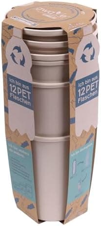 AWAVE klimaneutral Mehrweg Frischhaltedose 1.000 ml natural PET-Flaschen Recycling Aufbewahrungsboxunterwegs
