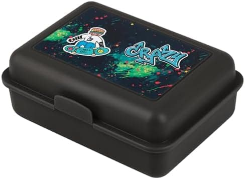 ### Baagl Brotdose Kinder für Schule – Lunchbox für Mädchen & Jungen – Jausenbox, Brotzeitbox, Brotbox, Snackbox (Delphi