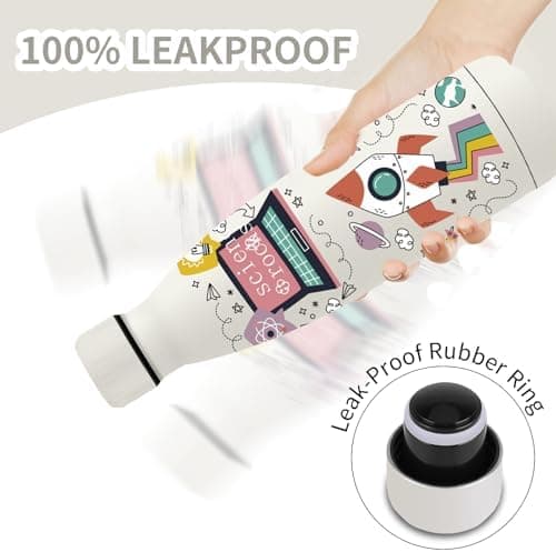 Grsta Trinkflasche 500ml, BPA-freie Edelstahlflasche für Kinder, ideale Wasserspeicherung bei Kalt&warm
