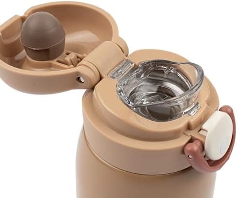 Fabelab Kinder Trinkflasche 320 ml | BPA-Frei Edelstahl Auslaufsicher | Schultasche Wasserflasche