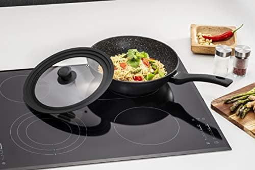 Linnuo Universal Silikondeckel - PlatzspAREND - Backofen/Spülmaschinefest - 1 Dekel 3 Größen - Robuster Glasdeckel - 2er