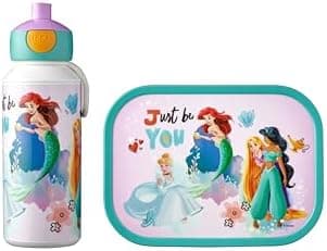 Mepal Brotdose Kinder Campus BPA-frei Animal Friends | Spezialfächerr box mit Gabel & Clip-Verschluss | 750 ml für Kinde