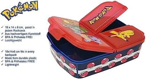 Kinder Brotdose Lunchbox Minecraft - mit Fächern - BPA frei - Perfect für Schultage und Picknicks