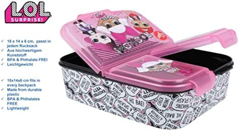 Kinder Brotdose Lunchbox Minecraft - mit Fächern - BPA frei - Perfect für Schultage und Picknicks