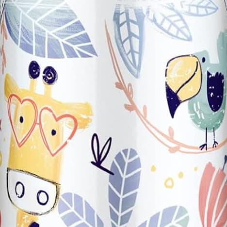 ALFI Kids ISO BOTTLE 350ml - Idas Schule der Magischen Tiere - Isoliertrinkflasche Kinder Edelstahl - hält 12 Stunden he