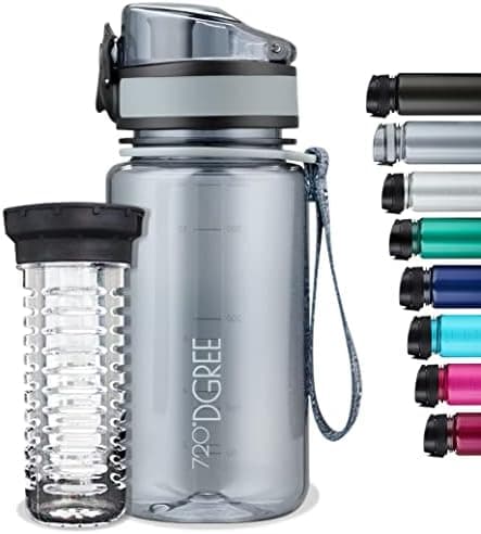 720°DGREE uberBottle Trinkflasche SoftTouch 500ml - Auslaufsicher, BPA-Frei - für Sport und Outdoor-Aktivitäten - Climat