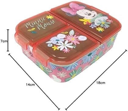 Kinder Brotdose Lunchbox Minecraft - mit Fächern - BPA frei - Perfect für Schultage und Picknicks