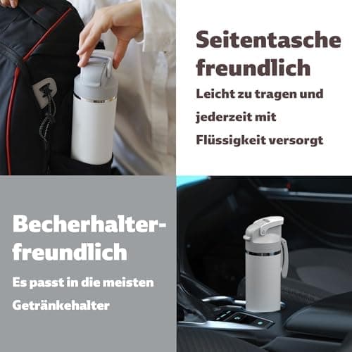 OISIZ Isolierte Edelstahl Trinkflasche 720ml für Outdoor Aktivitäten und Sport 100% auslaufsicher mit Vakuum-Technologie