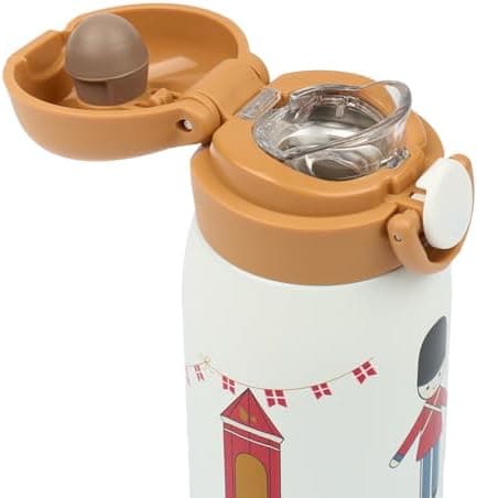 Fabelab Kinder Trinkflasche 320 ml | BPA-Frei Edelstahl Auslaufsicher | Schultasche Wasserflasche