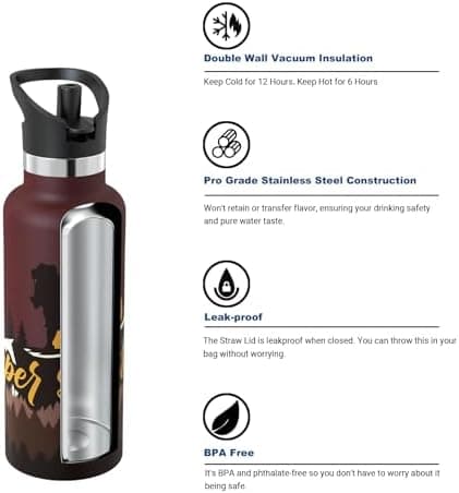 Super Sparrow Thermobecher für Sport und Outdoor - 500ml, 750ml - BPA-Frei, ClimatePartner certified - FlipFlow Trinkfla