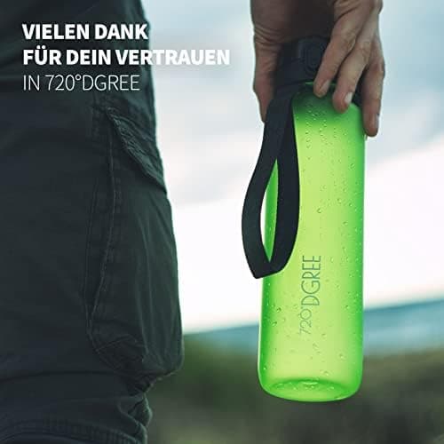 720°DGREE uberBottle Trinkflasche SoftTouch 500ml - Auslaufsicher, BPA-Frei - für Sport und Outdoor-Aktivitäten - Climat