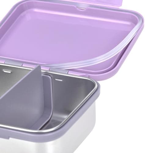 LÄSSIG Edelstahl Kinder Brotdose Frühstücksbox Nachhaltig für Schule und Adventure (1er Pack)  
LÄSSIG Kinder Brotdose E