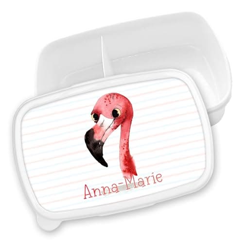 Timalo® Brotdose Kinder mit Namen | Personalisierte Bento Lunchbox für Jungen & Mädchen | Kindergarten & Schule Motiv Ti