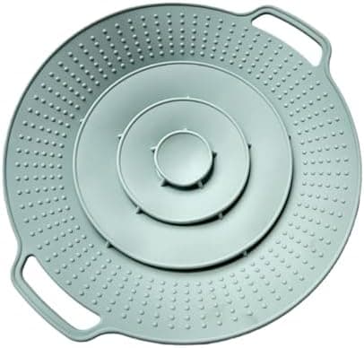 Schutztopfdeckel Silikon Überkochschutz 30 cm - Spritzschutz für Herd und Mikrowelle | Hitzebeständig, Spülmaschinenfest
