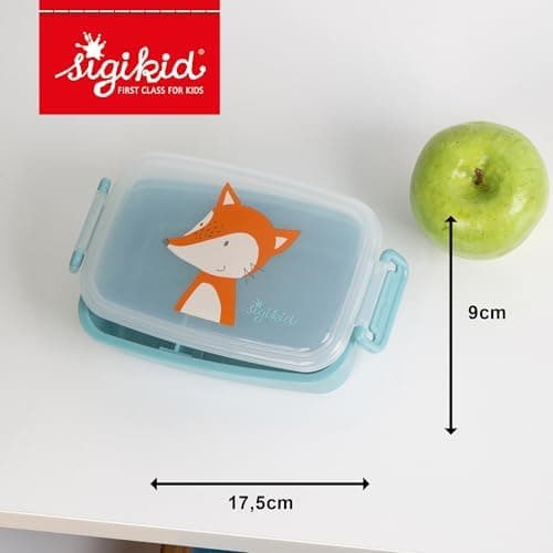 Sigikid 25365 Brotzeitbox Fuchs Lunchbox mit Trennwand, sicher und BPA-frei für Kinder ab 1 Jahr
| Sigikid 25365 Brotze