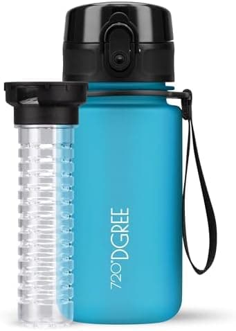 720°DGREE uberBottle Trinkflasche SoftTouch 500ml - Auslaufsicher, BPA-Frei - für Sport und Outdoor-Aktivitäten - Climat