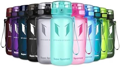 Super Sparrow BPA-frei Wasserflasche - 500ml - Ideale für Sport und Outdoor - Nachhaltig ClimatePartner certified