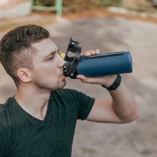 BLUEGO Glaswasserflasche 900ml BPA-frei für Outdoor Aktivitäten
| CADRES Glasbecher mit Zeitmarkierung und Silikonschut