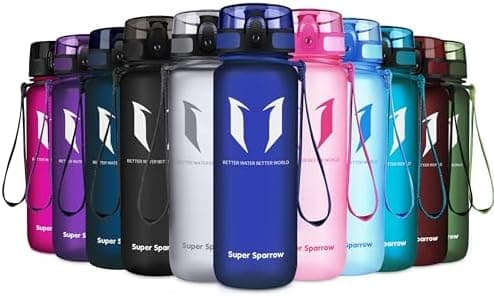 Super Sparrow BPA-frei Wasserflasche - 500ml - Ideale für Sport und Outdoor - Nachhaltig ClimatePartner certified