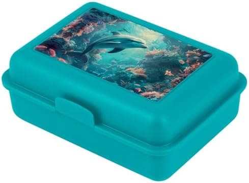 ### Baagl Brotdose Kinder für Schule – Lunchbox für Mädchen & Jungen – Jausenbox, Brotzeitbox, Brotbox, Snackbox (Delphi