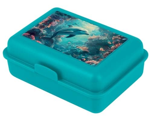 ### Baagl Brotdose Kinder für Schule – Lunchbox für Mädchen & Jungen – Jausenbox, Brotzeitbox, Brotbox, Snackbox (Delphi