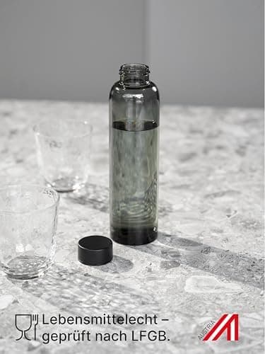 Spottle Glas Trinkflasche - 1 Liter - Für Kohlensäuregetränke - Spülmaschinenfest & auslaufsicher