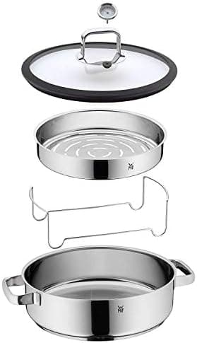 WMF Vitalis Glasdeckel für Aroma 6,5l, spülmaschinengeeignet, silikondichtung, vitalis zubehör
| WMF Vitalis Glasdeckel