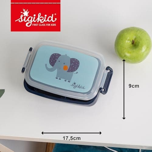 Sigikid 25365 Brotzeitbox Fuchs Lunchbox mit Trennwand, sicher und BPA-frei für Kinder ab 1 Jahr
| Sigikid 25365 Brotze