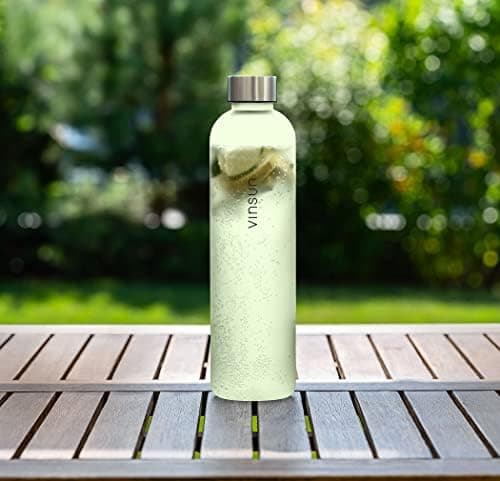 VINSUN Trinkflasche 1000ml - auslaufsicher, BPA frei, Tritan - Leichte Wasserflasche für Sport und Outdoor activities -