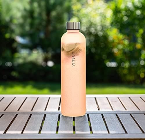 VINSUN Trinkflasche 1000ml - auslaufsicher, BPA frei, Tritan - Leichte Wasserflasche für Sport und Outdoor activities -