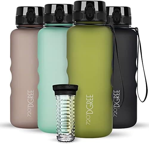 720°DGREE uberBottle Trinkflasche SoftTouch 500ml - Auslaufsicher, BPA-Frei - für Sport und Outdoor-Aktivitäten - Climat