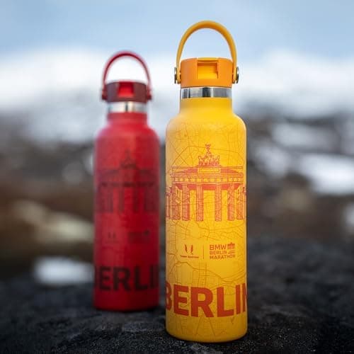Super Sparrow Thermobecher für Sport und Outdoor - 500ml, 750ml - BPA-Frei, ClimatePartner certified - FlipFlow Trinkfla