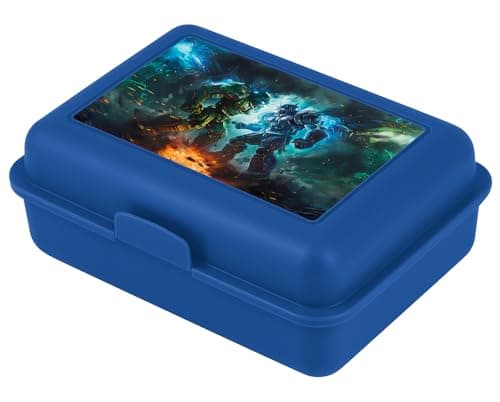 ### Baagl Brotdose Kinder für Schule – Lunchbox für Mädchen & Jungen – Jausenbox, Brotzeitbox, Brotbox, Snackbox (Delphi