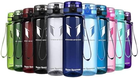 Super Sparrow BPA-frei Wasserflasche - 500ml - Ideale für Sport und Outdoor - Nachhaltig ClimatePartner certified