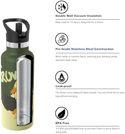 Super Sparrow Thermobecher für Sport und Outdoor - 500ml, 750ml - BPA-Frei, ClimatePartner certified - FlipFlow Trinkfla