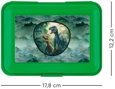 ### Baagl Brotdose Kinder für Schule – Lunchbox für Mädchen & Jungen – Jausenbox, Brotzeitbox, Brotbox, Snackbox (Delphi