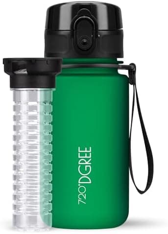 720°DGREE uberBottle Trinkflasche SoftTouch 500ml - Auslaufsicher, BPA-Frei - für Sport und Outdoor-Aktivitäten - Climat