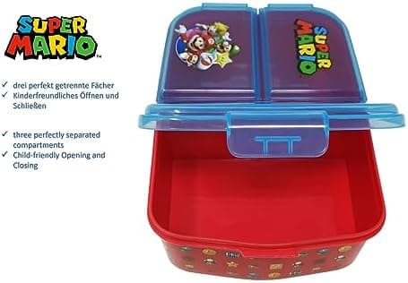 Kinder Brotdose Lunchbox Minecraft - mit Fächern - BPA frei - Perfect für Schultage und Picknicks