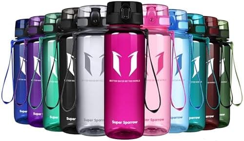 Super Sparrow BPA-frei Wasserflasche - 500ml - Ideale für Sport und Outdoor - Nachhaltig ClimatePartner certified
