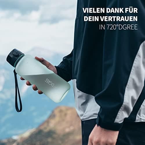 720°DGREE uberBottle Trinkflasche SoftTouch 500ml - Auslaufsicher, BPA-Frei - für Sport und Outdoor-Aktivitäten - Climat