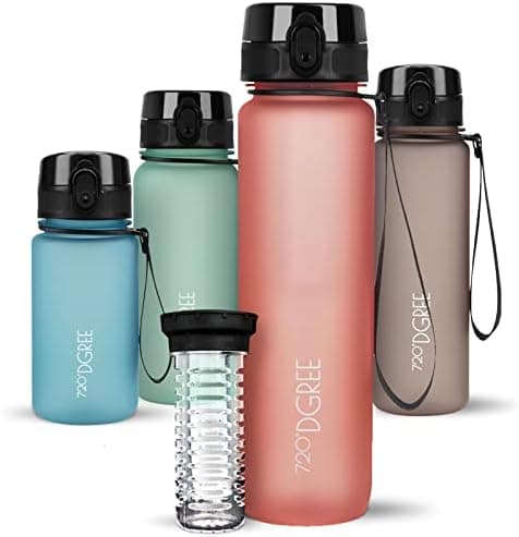 720°DGREE uberBottle Trinkflasche SoftTouch 500ml - Auslaufsicher, BPA-Frei - für Sport und Outdoor-Aktivitäten - Climat