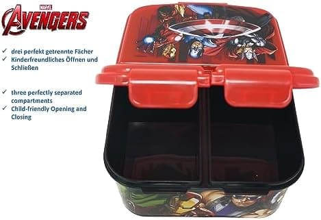 Kinder Brotdose Lunchbox Minecraft - mit Fächern - BPA frei - Perfect für Schultage und Picknicks