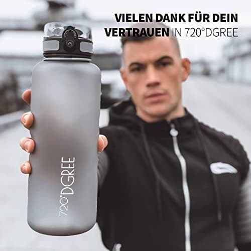 720°DGREE uberBottle Trinkflasche SoftTouch 500ml - Auslaufsicher, BPA-Frei - für Sport und Outdoor-Aktivitäten - Climat
